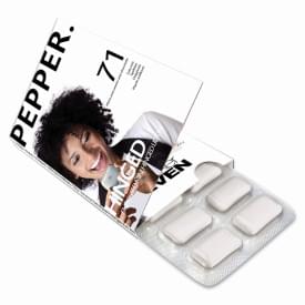 Kauwgomblister met flap