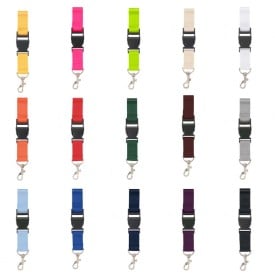 Keycord original - polyester - 25 mm - buckle - karabijnhaak