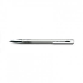 LAMY Logo balpen - metaal - zwarte inkt - matgeborstelde coating