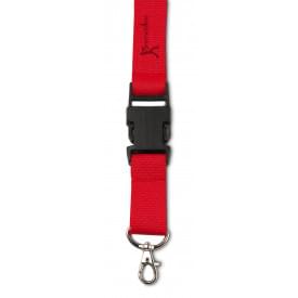 Bobbi keycord - polyester - 25 mm - veiligheidssluiting - karabijnhaak - gesp