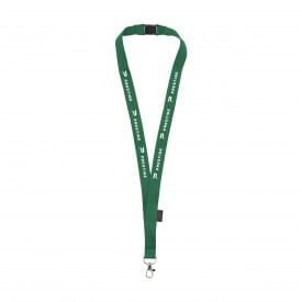 Lanyard - rPET polyester - 20 mm - veiligheidssluiting - karabijnhaak