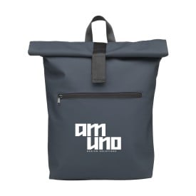 Lennon roll-top rugzak - 19L - gerecycled PU/rPET polyester - laptopvak