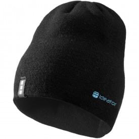 Level beanie - acryl - tweelaags - met lushlabel