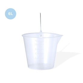 Maatemmer Manson - kunststof - 6 liter - metalen handvat en maatbeker