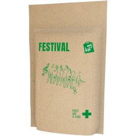 MiniKit festival set - gerecycled kraft papier - 10-delig