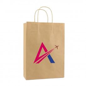 Papieren tas 80 g/m² - A4+ - diverse kleuren - papieren koord