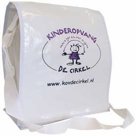 Schoudertas - PP woven - verstelbare lus - klittenbandsluiting