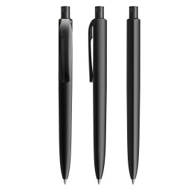 Prodir DS8 balpen - gerecycled kunststof - zwarte, blauwe inkt - mat gekleurd - QR code