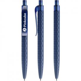 Prodir QS01 balpen - gerecycled kunststof - zwarte, blauwe inkt - mat gekleurd - customizable