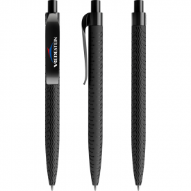 Prodir QS03 balpen - gerecycled kunststof - zwarte, blauwe inkt - customizable