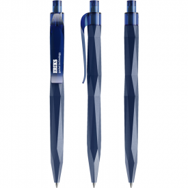 Prodir QS20 balpen - gerecycled kunststof - zwarte, blauwe inkt - mat gekleurd - customizable