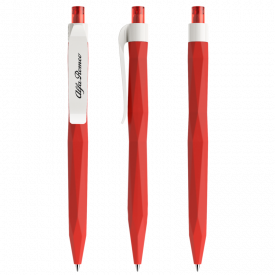 Prodir QS20 balpen - gerecycled kunststof - zwarte, blauwe inkt - soft touch