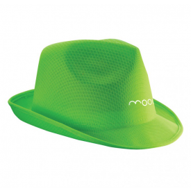 Maffia promo hoed - polyester - gekleurde band