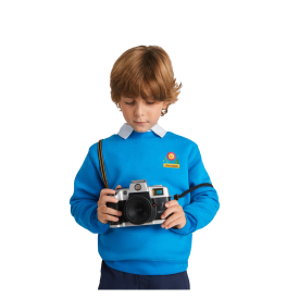 Roly Classic trui - kinderen - katoen / polyester - 280 g/m2 - tailleband