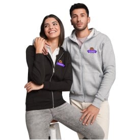 Roly Montblanc hoodie - unisex - katoen / polyester - 280 g/m2 - met rits