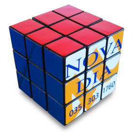 Rubik’s Cube 3x3 - in luxe wit doosje - spoed model