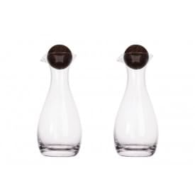 Sagaform Nature karaf 300ml - glas - kurkstopper - 2 stuks - geschenkverpakking