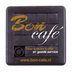 Schuifpuzzel - kunststof - 75 x 75 mm - vierkant