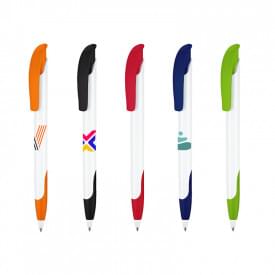 Senator Challenger basic balpen - kunststof - zwarte, blauwe inkt - softgrip - polished