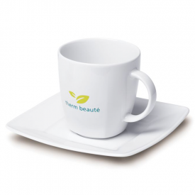 Senator Maxim koffieset - porselein - wit - 200ml kopje en schoteltje