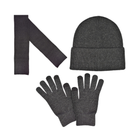 Winterset - nylon en acryl - sjaal, muts en touchscreen handschoenen