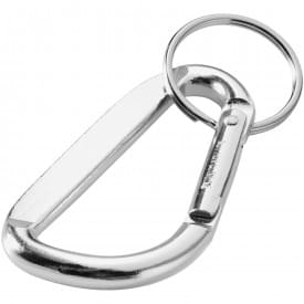 Timor sleutelhanger - aluminium - 6 cm - met karabijnhaak