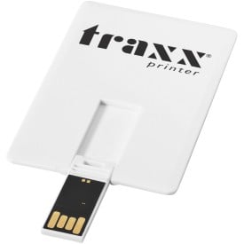 Slim creditcard USB stick - kunststof - 1-32GB - extra dun