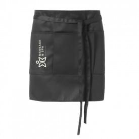 Lega korte schort - 90x40 cm - polyester/katoen - 240 g/m² - met drie zakken