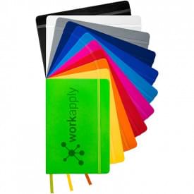 Spectrum notitieboek - A5 - PU - 96 vellen - gelinieerd - elastieksluiting en leeslint