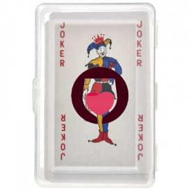 Victoria speelkaartenset - papier - verpakt in transparante kunststof cassette