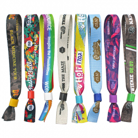 Sublimatie festivalbandje - polyester - 33 cm - dubbelzijdige bedrukking