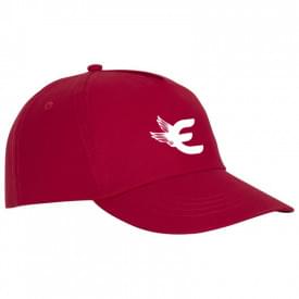 Feniks 5 panel cap - katoen - klittenbandsluiting