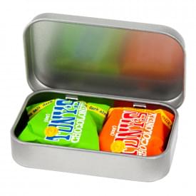 Tony's Chocolonely Tiny Tony's blik - 2 chocolaatjes - diverse smaken