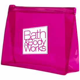 Iriam toilettas - PVC - luchtdichte sluiting - transparant