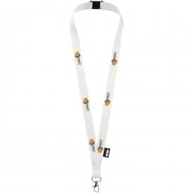 Tom lanyard - gerecycled kunststof - 20 mm - veiligheidssluiting - karabijnhaak