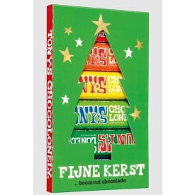 Tony's Chocolonely proeverijtje kerstboom - 288 gram - diverse smaken - onbedrukt