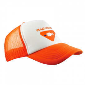 Original trucker cap - nylon en polyester - 5 panelen - foamvoorzijde met meshzijkanten - druksluiting