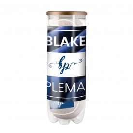 Tube gekleurde tennisballen