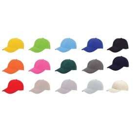 Turned brushed cap - katoen - verstelbare koperkleurige gespsluiting