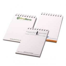 Wire-O schrijfblok - A6 - papier - 50 vellen