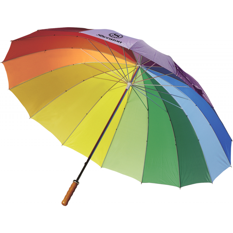Paraplu regenboog - 128 Ø cm - handopening