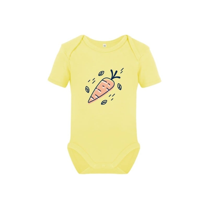 Bailey bodysuit - biologisch katoen - 220 g/m2 - korte mouwen