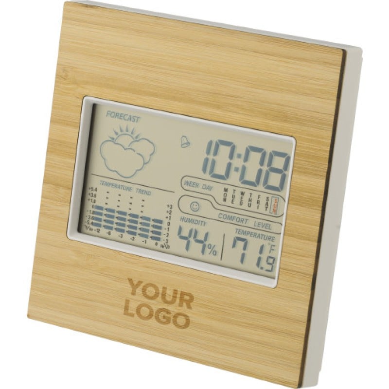 Bamboe weerstation meerdere functies