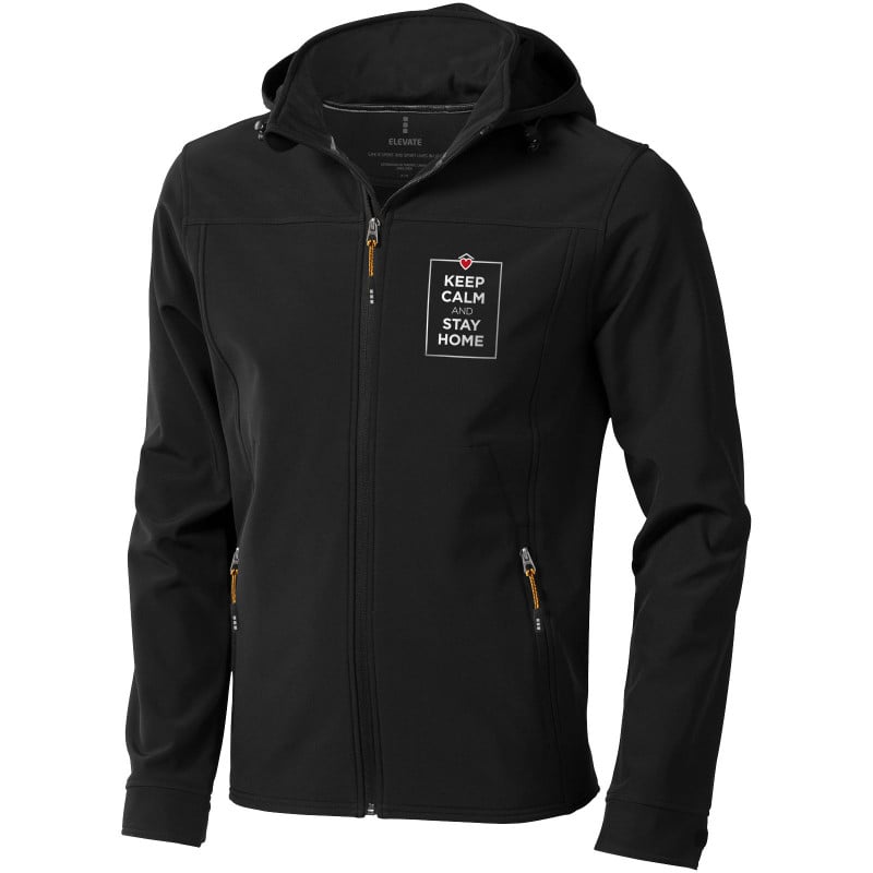 Elevate Langley softshell jas - heren - polyester - 300 g/m2 - waterafstotend