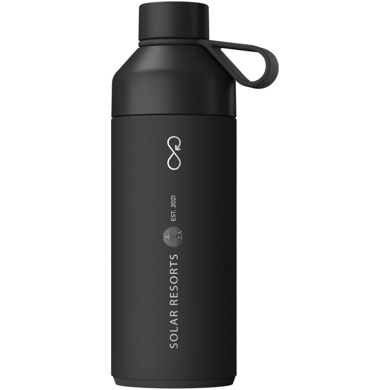 Ocean Bottle Original waterfles 1000 ml - gerecycled RVS/rPET - geïsoleerd