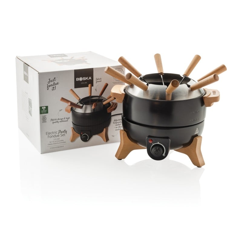 BOSKA Elektrische Party Fondueset - RVS - diverse soorten fondue