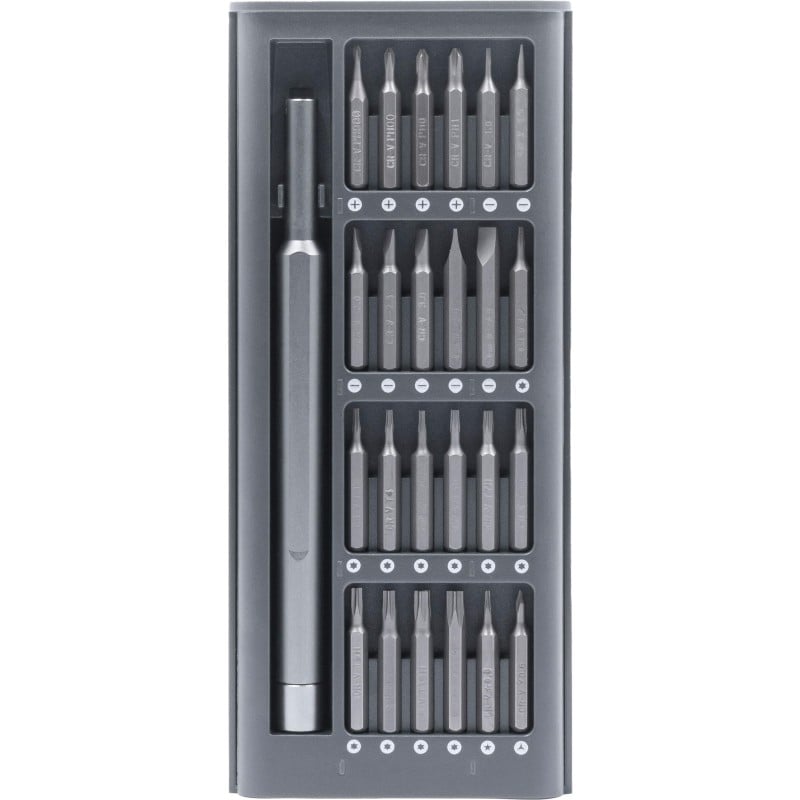 Brandcharger Everybit Lite multitool - RVS en kunststof - 24 magnetische precisiebits