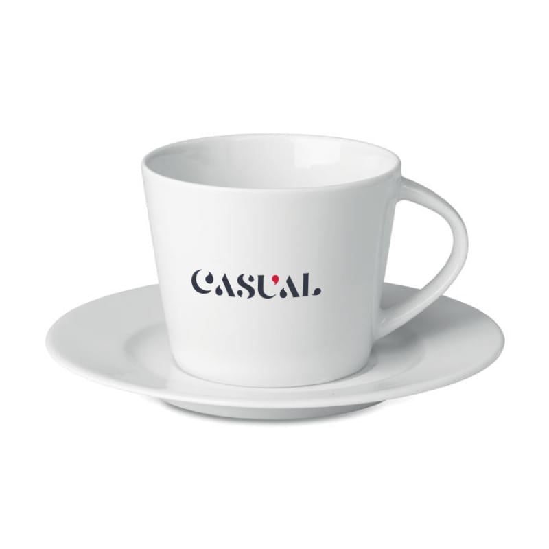 Cappuccino kop en schotel 160ml - keramiek