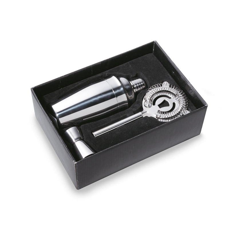 Cocktailset - RVS - shaker 500ml - maatbeker en zeef