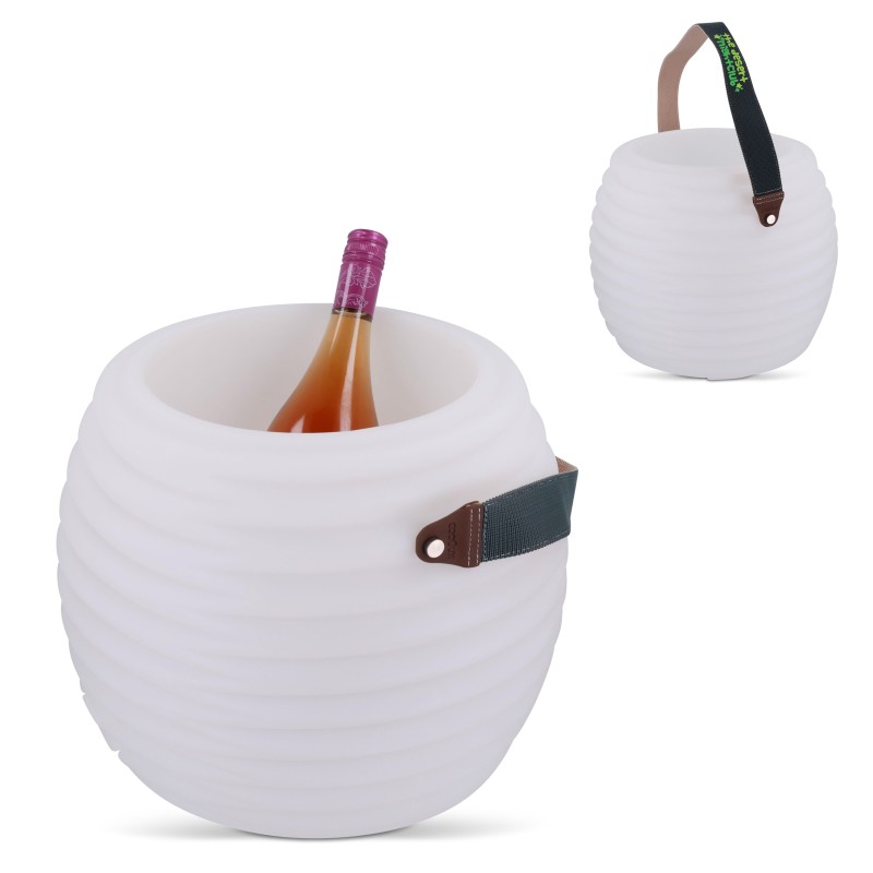 CoolLux sfeerlamp en draadloze luidspreker - kunststof - oplaadbare accu